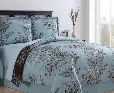 Leaf 8-Pc. Comforter Set, Queen