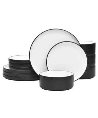 Colortex Stone 12-Piece Dinnerware Set, Service for 4