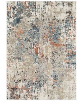 Pune PUN-2302 Teal 2′ x 3′ Area Rug