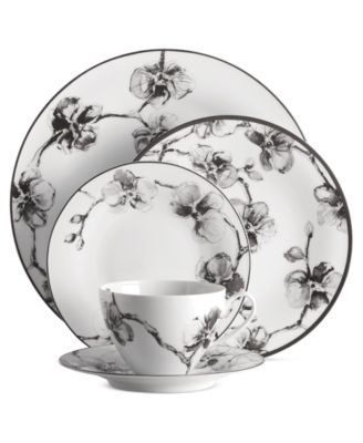 Black Orchid Dinnerware Collection