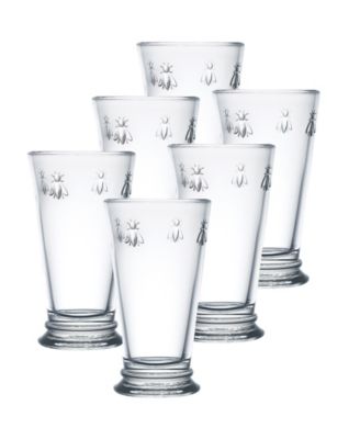 La Rochere Napoleon Bee 6-Pc. Large Highball Glasses