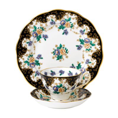 100 Years 1910 3-Piece Set,  Teacup Saucer & Plate -Duchess