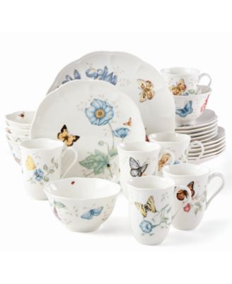 Butterfly Meadow 24 Pc. Dinnerware Set, Service for 6, Exclusively at Macy’s