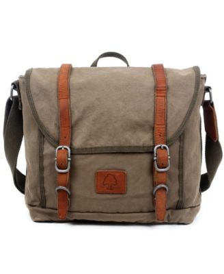 Forest Canvas Messenger Bag