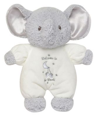 Baby Boys or Baby Girls Welcome to the World 9″ Elephant Plush