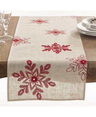 Nivalis Collection Snowflake Design Runner