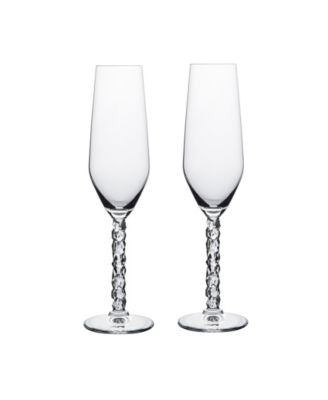 Carat Champagne Glass Set, 2 Pieces