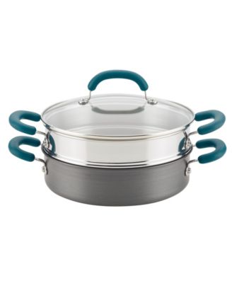 Create Delicious Hard Anodized Aluminum Nonstick 3-Qt. Steam Set