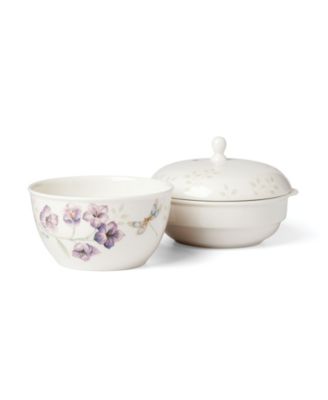 Butterfly Meadow 3-Piece Stackable Bowl Set