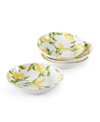 Lemons Pasta Bowls, Set of 4