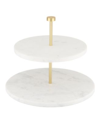 Uptown Marble Two Tiered Server