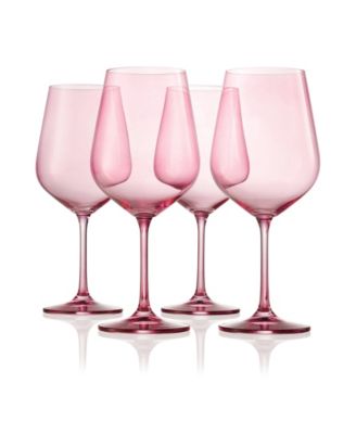 Sheer Stemmed Wine Glasses, Set of 4