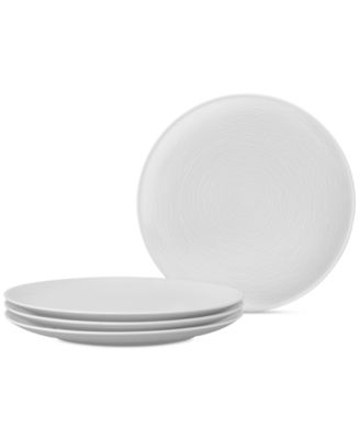 Swirl Coupe Dinner Plates, Set of 4