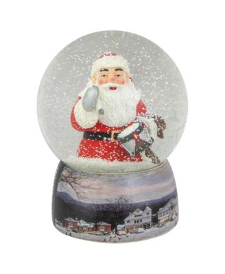 Norman Rockwell a Drum for Tommy Christmas Snow Globe, 6.5″