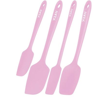 4pcs Silicone Spatula Set – Heat Resistant Silicone Tools for Cooking, Baking & Mixing