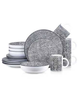 Sophie Stoneware 16 Pc. Dinnerware Set, Service For 4