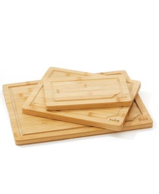 Bamboo 3 Piece Cutting Board Set