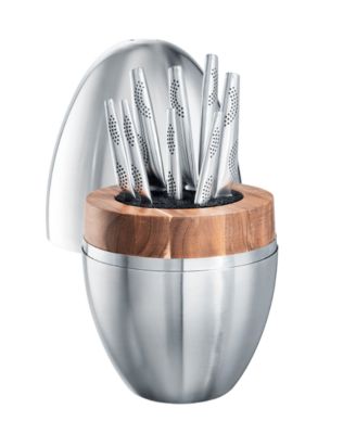 Id3 the Egg Knife Block Set, 9 Piece