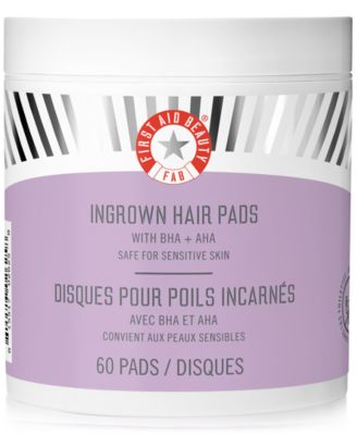 Ingrown Hair Pads With BHA & AHA, 60 pads