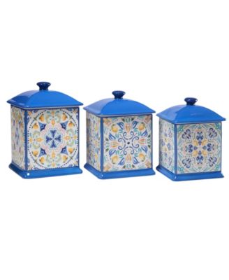 Lemonade Square Canister Set 3-Pc.