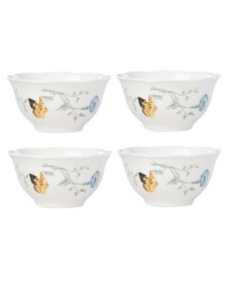 Butterfly Meadow 4-Piece Rice Bowl Set