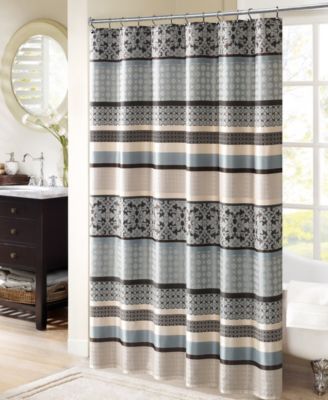 Princeton Jacquard Shower Curtain, 72″ x  72″