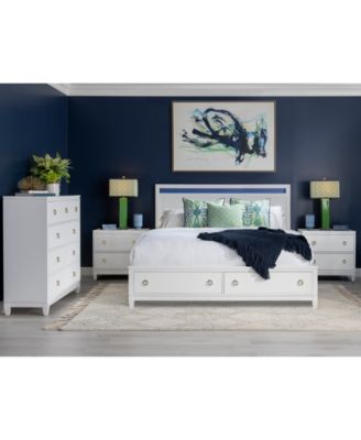 Summerland 3pc Bedroom Set (Queen Panel Storage Bed, Chest, Nightstand)