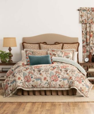 Haylie Floral Print 4-Pc Comforter Set, Queen