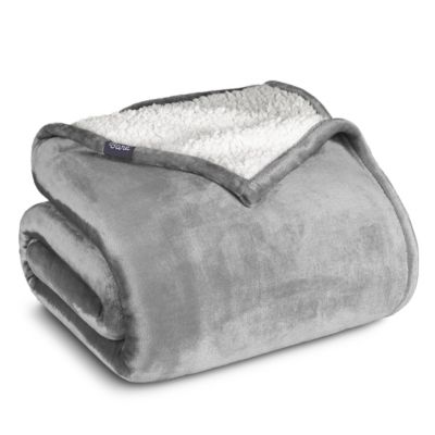 Fleece Sherpa Blanket, Throw