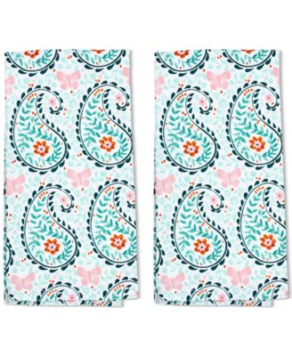 Paisley Kitchen Towels, Set of 2