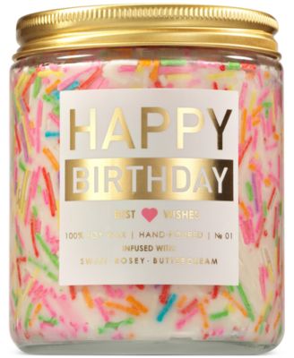 Happy Birthday Candle, 7 oz.