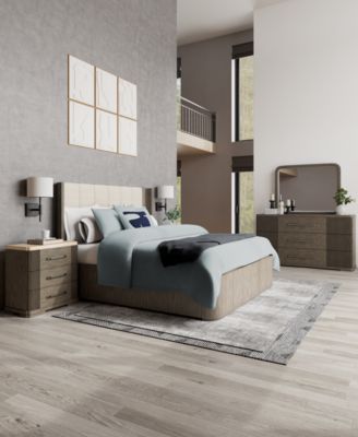 Frandlyn 3pc Bedroom Set (King Bed + Dresser + Stone Top Nightstand)