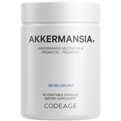 Akkermansia Muciniphila Probiotic Supplement – 3-Month Supply of Akkermansia Probiotic & Chicory Inulin – Daily Synbiotic Probiotic Chicory Root – 100 Million AFUs – Gluten-Free – 90 Capsules