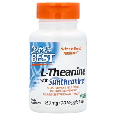 L-Theanine with Suntheanine 150 mg – 90 Veggie Caps