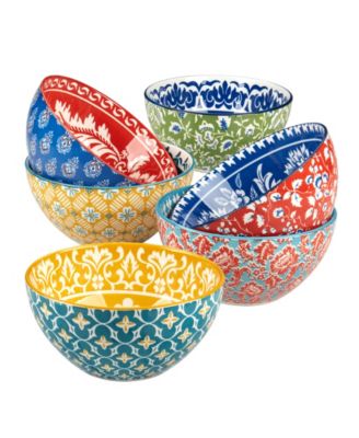 Panache Set of 6 All Purpose Bowls, 6.25″ 6 Asst