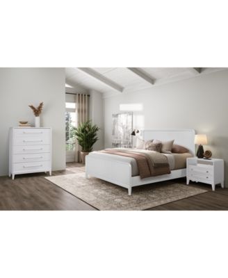 CLOSEOUT! Assemblage 3pc Bedroom Set (Queen Bed, Chest, & Open Nighstand)