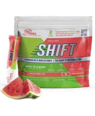 Shift Watermelon Exogenous D BHB + Keto Electrolyte Powder, 30 Drink Mix Packets for Rapid Ketosis