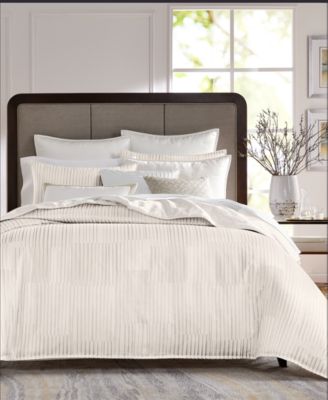 Metallic Strie 3-Pc. Comforter Set, Full/Queen, Exclusively at Macy’s