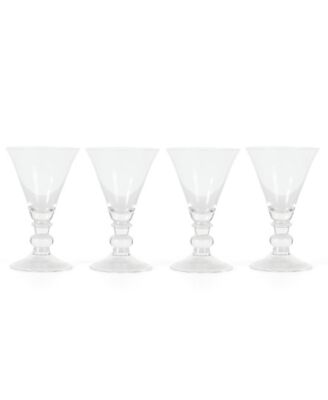 Crispa Handmade Glassware, Set of 4