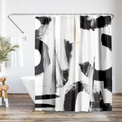 71×74 Abstract Shower Curtain – Concept by PI Creative Art