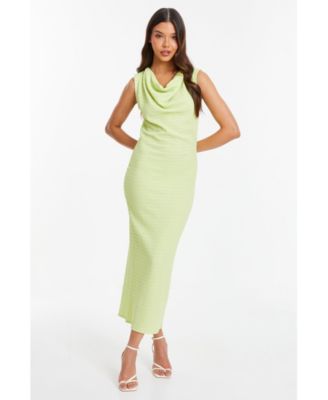 Women’s Cowl Neck Midi Dress