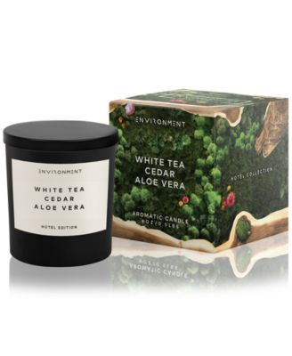 White Tea, Cedar & Aloe Vera Candle (Inspired by 5-Star Hotels), 8 oz.