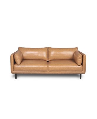 Sofia 84″ Sofa in Camel with French Seam Tailoring