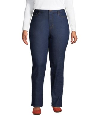 Plus Size Recover High Rise Straight Leg Blue Jeans