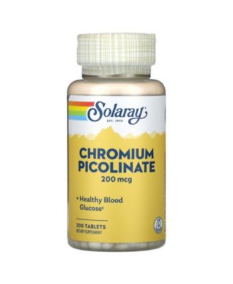 Chromium Picolinate Tablets, 200 mcg | 200 Count