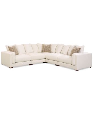 Barlien 5-Pc. Modular Fabric Sectional, Created for Macy’s