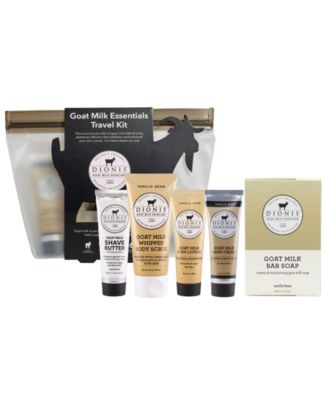 Vanilla Bean Goat Milk Travel Kit- 6 Piece Set