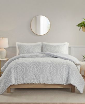 Everly Woven Medallion 3-Pc. Duvet Cover Set, King/California King