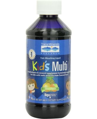 Kid’s Multi Liquid Multivitamin Supplement with Vitamin C, Zinc, & Minerals | Supports Healthy Bones and Immunity | Natural Citrus Punch Flavor | 48 Servings, 8 fl oz (1 Pack)