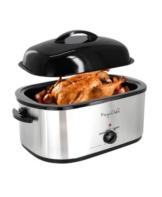 22 Quart Electric Roaster Oven with High Dome Self-Basting Lid